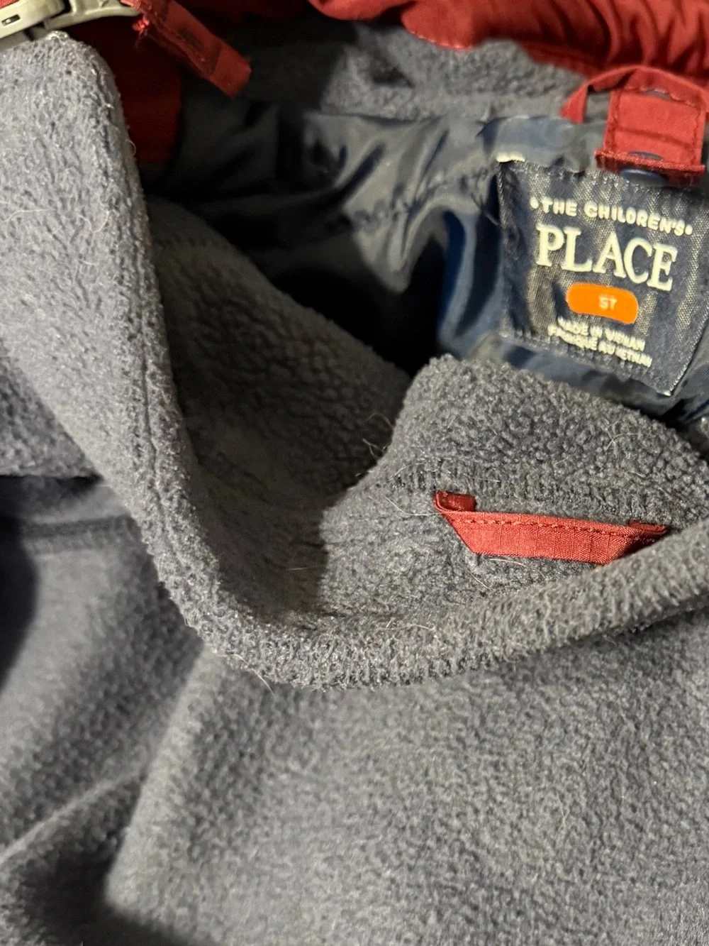 Boys Childrens Place coat with removable jacket size 5t